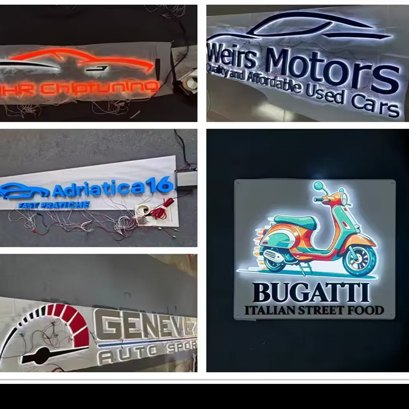 Enseigne lumineuse LED personn - Auto Repair Shop Logo Design avis et prix